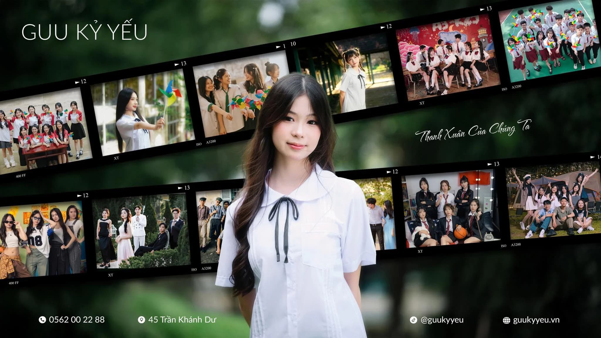 Guu Kỷ Yếu — poster Thanh xuân của chúng ta với chân dung và những khoảnh khắc kỷ yếu