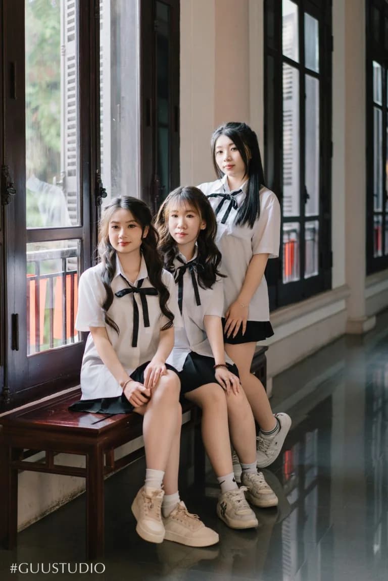 Trang phục Thanh xuân - Đen – Guu Kỷ Yếu – ảnh 4